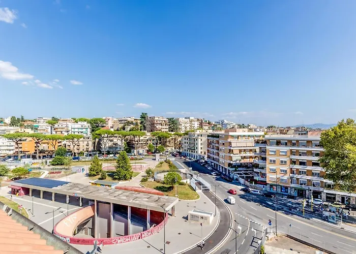 Bbhome Penthouse Bright And Elegant Metro Conca D'oro Apartament